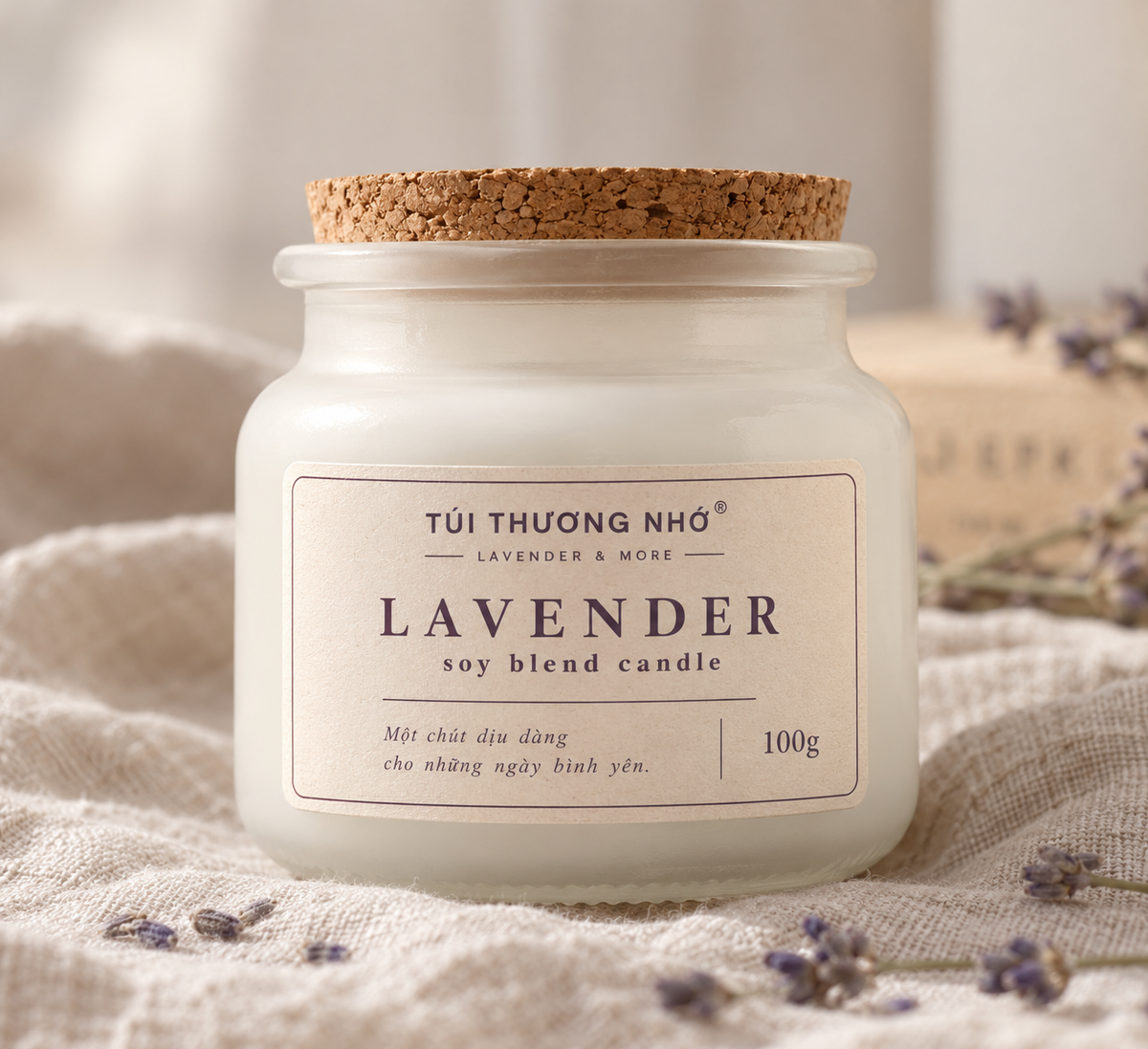 Lavender Scented Candle